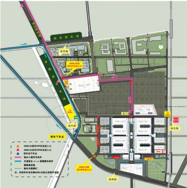 中国国际展览中心(天竺)新馆交通以及行车路线