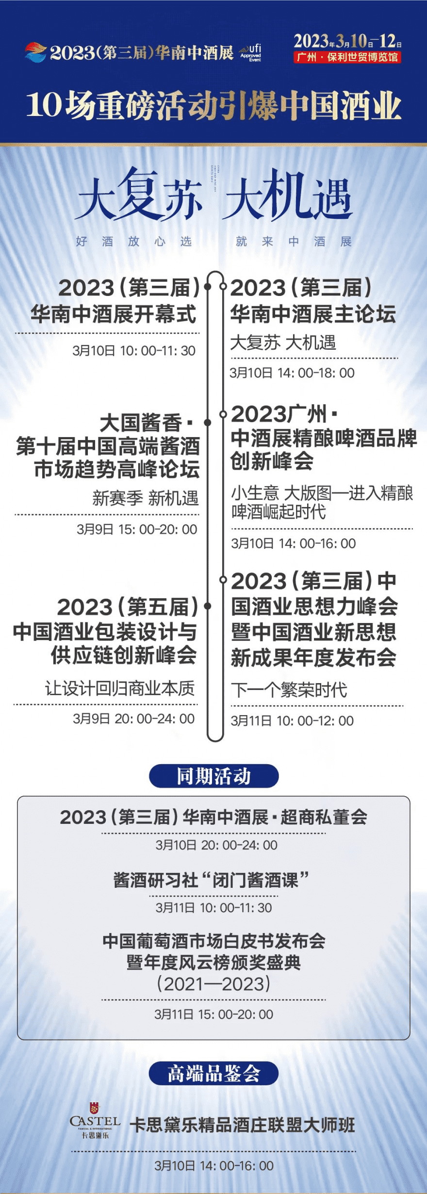 广州中酒展3月10日与您同行!锁定2023酒业胜利