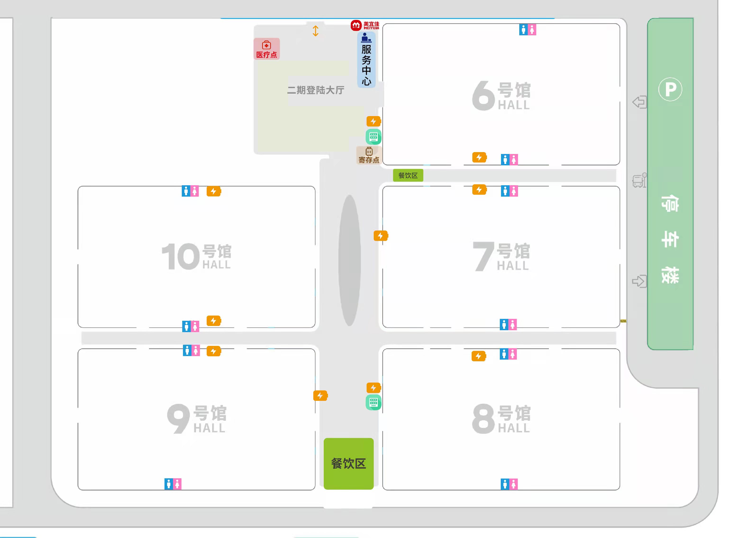 B区平面图