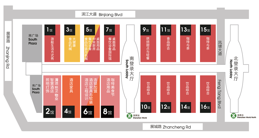 博华深圳国际商业空间博览会2024展位图