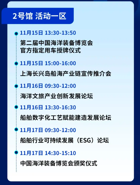 福州海博会会议议程